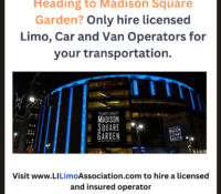 Heading to MSG for the Upcoming NY Rangers Homestand? Only Hire Licensed Limo, Car and Van Operators